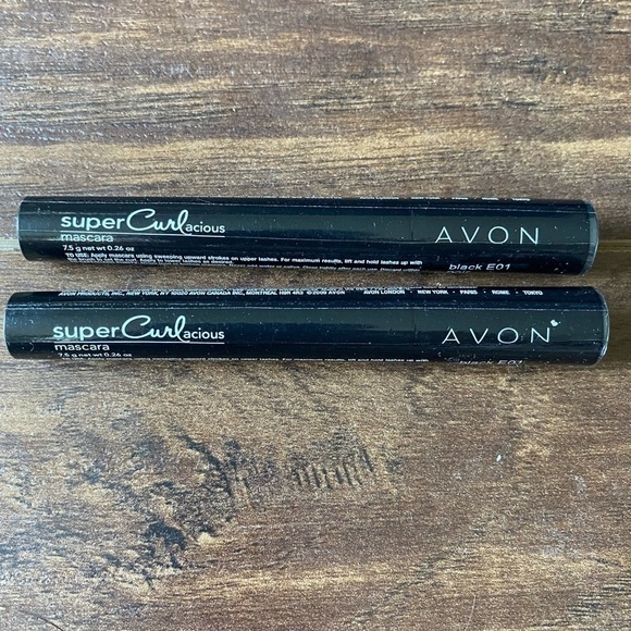 Avon Super Curlacious Mascara Black Set of 2 NWT - Picture 2 of 4